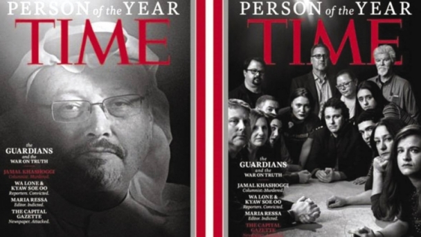 Time vinh danh các phóng viên bị giết và cầm tù là “Nhân vật của năm” 2018